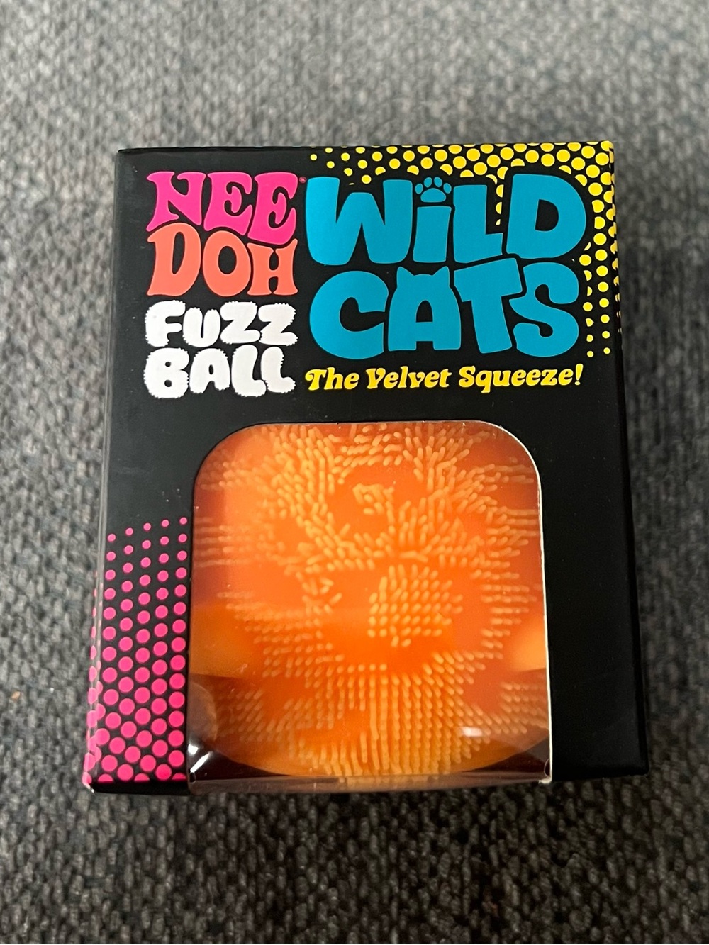 NEEDOH Wild Cats Fuzz Ball - Orange